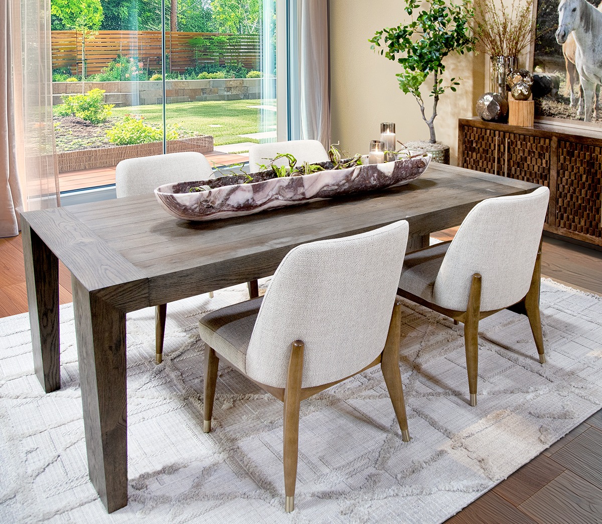Reclaimed Oak Dining Table - Pottery World