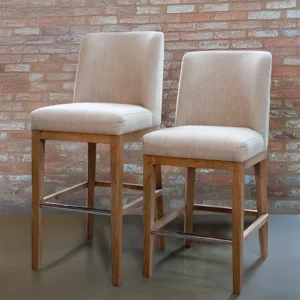 White Cloth Bar & Counter Stools