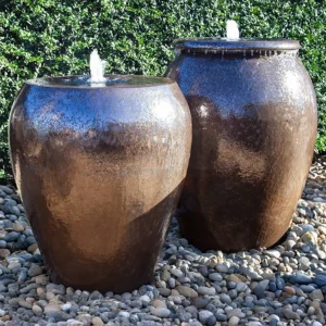 Noodle Pot and Water Jar Fountain