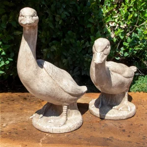 Two Duck Statues