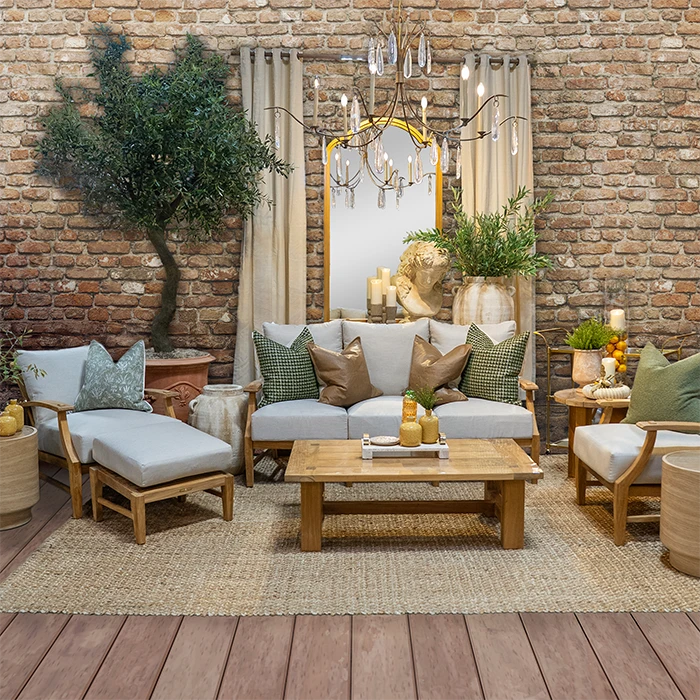 Croquet Teak Seating Collection