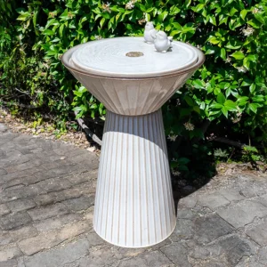 Ceramic Pot Fountain Cream