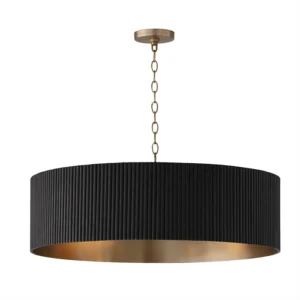 Wood Chandelier (Black)
