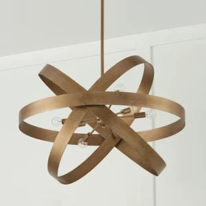 Metal Band Chandelier
