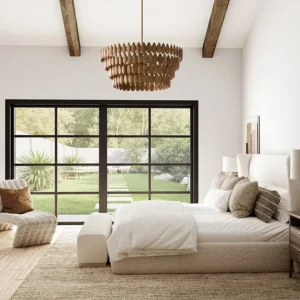 Wood Layered Chandelier