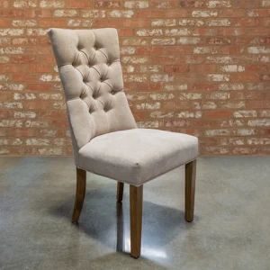 Cloth Dining Chair Tan