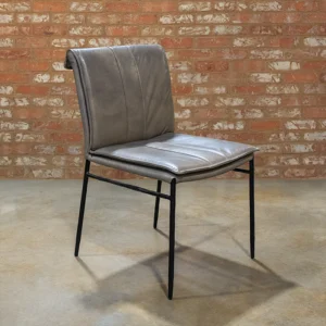 Leather Chair Grey